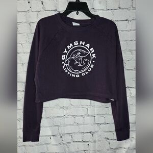 Gymshark Women's Cropped Workout Sweater‎ Size XL